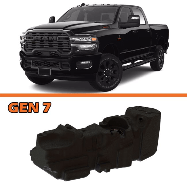 Titan GEN 7 XXL Fuel Tank | 2025+ RAM Cummins Short Bed 4x4