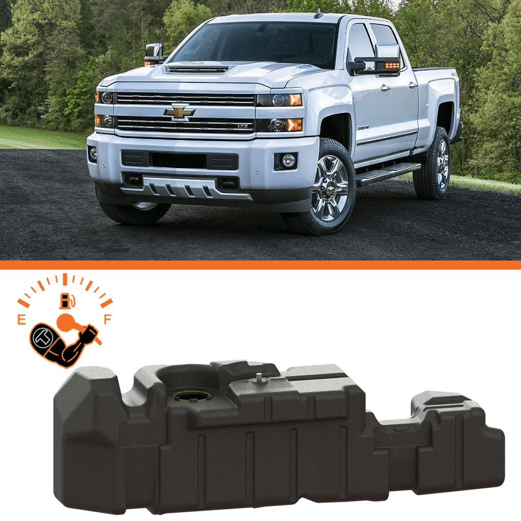 Titan Long Range Fuel Tank - Chevrolet Silverado GMC Sierra 2500 2017 - 2019