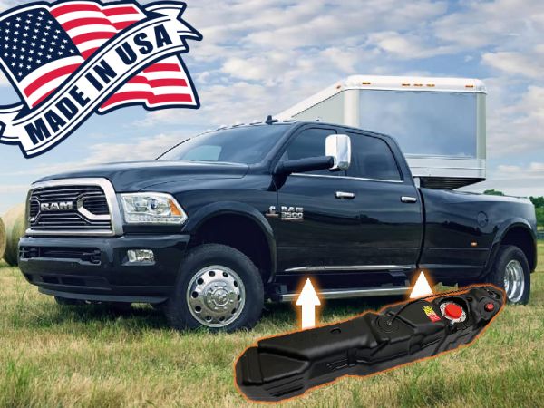 Titan RAM Mid-ship Crew Cab, Long Bed Cummins Diesel Fuel Tank