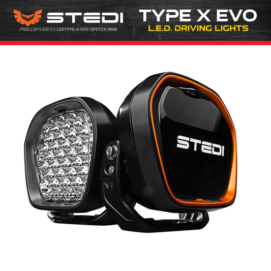 TYPE-X EVO 8.5 INCH LED DRIVING LIGHTS (PAIR)