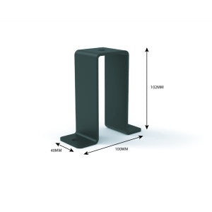 XC145 - Top Hat Bracket 102x40 single