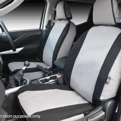 MSA 4X4 canvas seat covers fitted to front seats