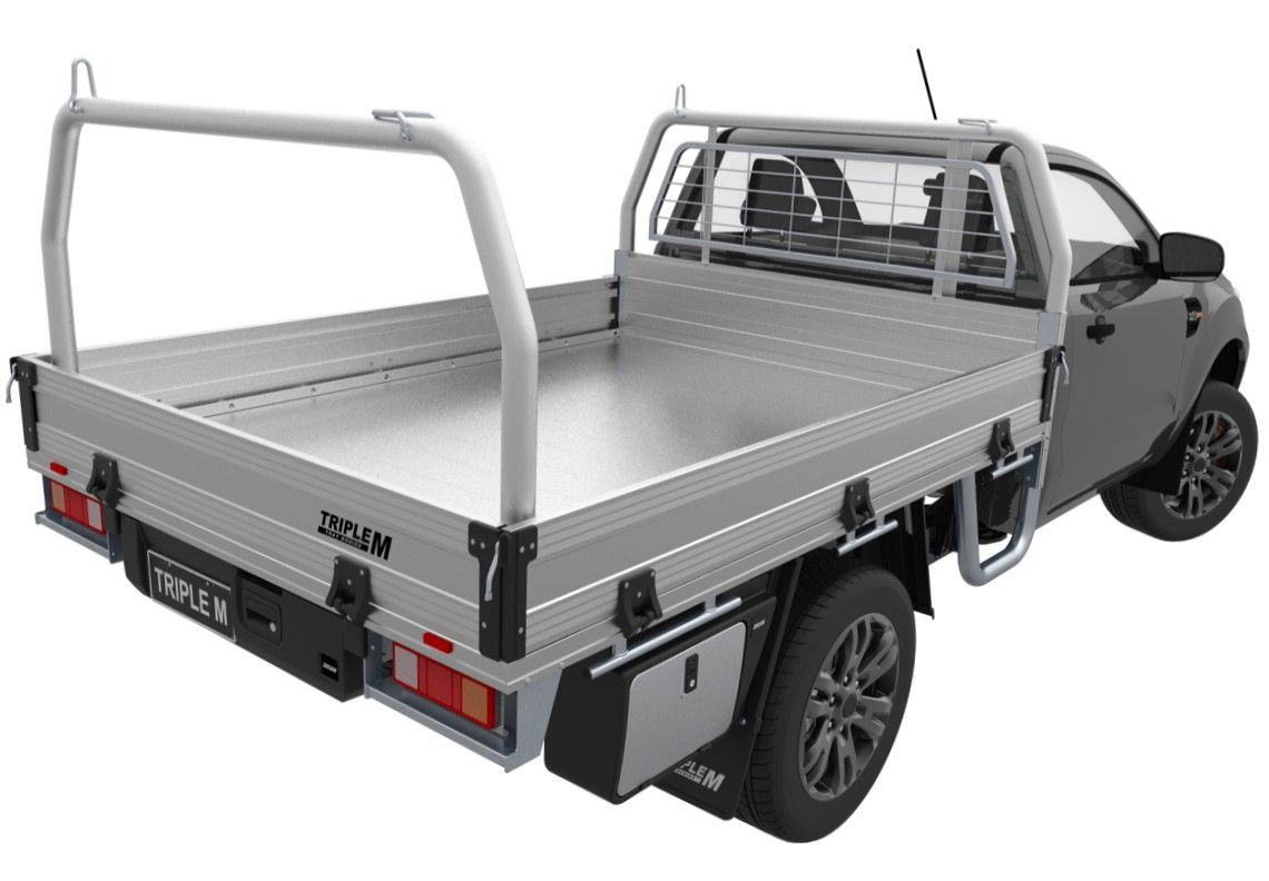 Triple M Aluminium Quick Lock ute tray fitted to a dual cab on the Sunshine Coast