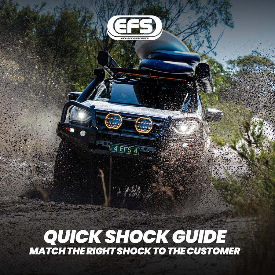 EFS 4WD shock absorber guide available from The Ute Shop Sunshine Coast